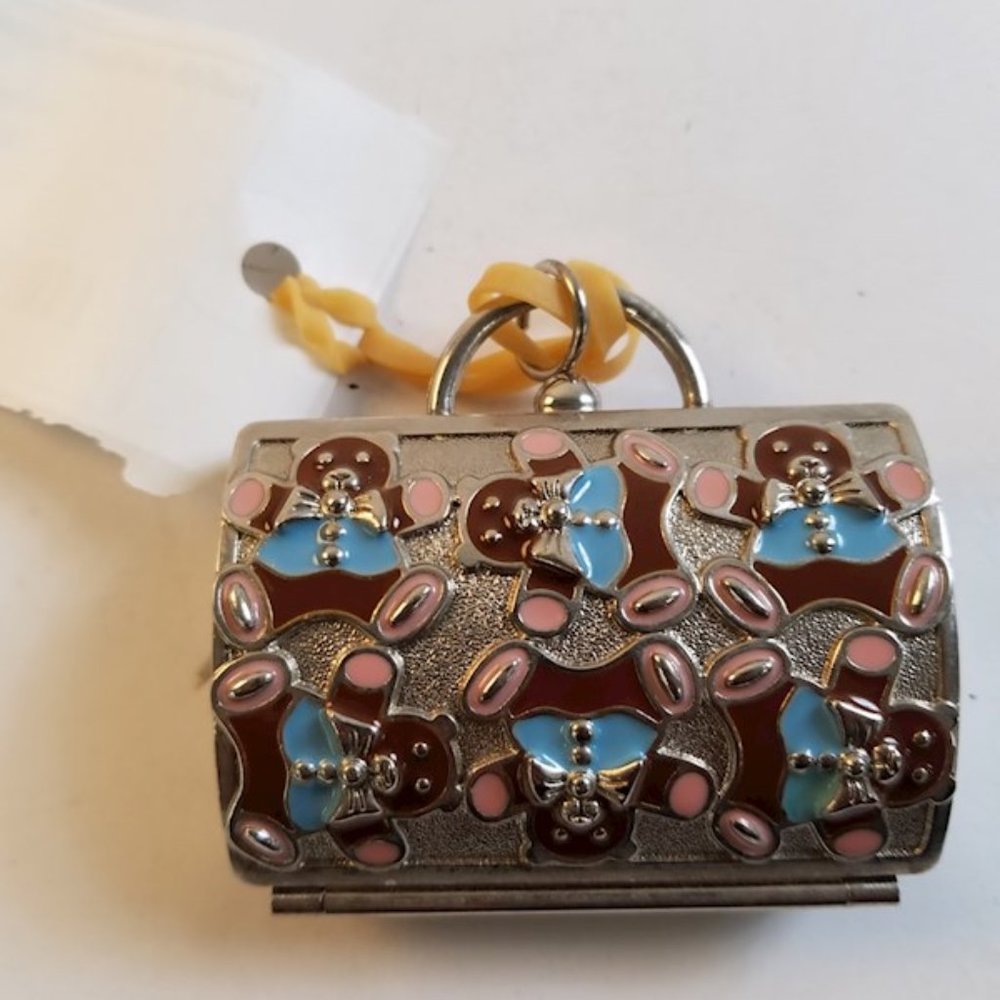 Judith Leiber  Purse Charm for Neiman TEDDY BEARS
